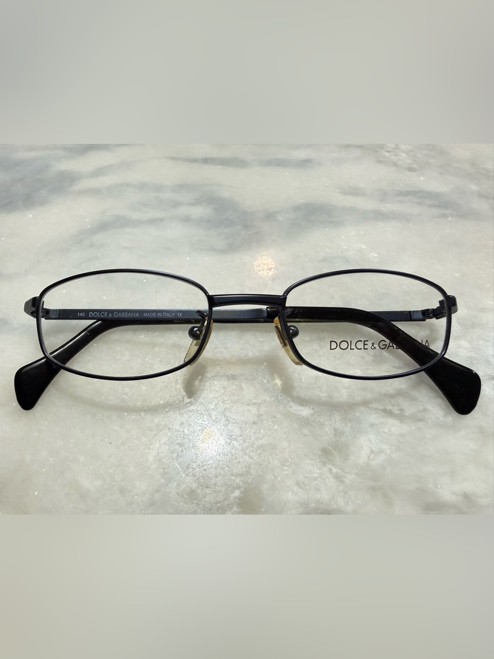 Dolce & Gabbana Navy Blue Metal Women’s/Men's Eyeglass Frames